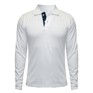 Venta al por mayor de alta calidad 100% algodón transpirable ropa casual logotipo personalizado Polo para hombres de punto Polo camisetas para hombres - Product Image 4