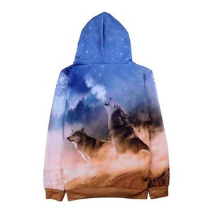 Sudadera con capucha de gran tamaño de moda para hombre logotipo personalizado bordado manga larga modelo Funky patrón bordado sudadera - Product Image 4