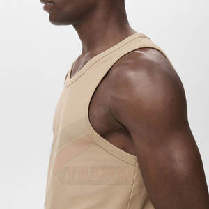 Débardeur pour homme en gros, sans manches, en coton, prix d'usine, débardeur sans manches pour homme, logo personnalisé - Product Image 4