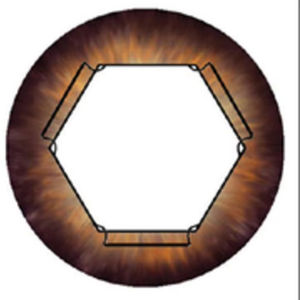 B-HEX 23G pince verre pupille extenseur perles tout nouveau hexagone carré B-HEX extenseurs de pupille - Product Image 1