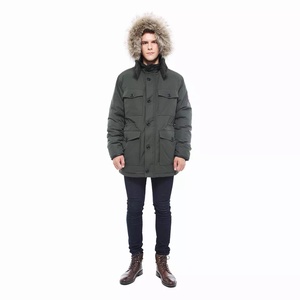 Veste parka de luxe en fourrure pour l'hiver hommes et femmes manteau chaud à capuche épais avec doublure en fausse fourrure pour vêtements par temps froid - Product Image 4