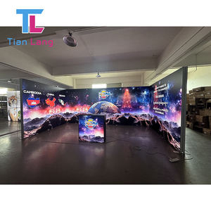 Panneau d'affichage SEG double face moderne 20 * 10FT/6*3M Fixation textile portable VELETRHOVY Affichage LED lumineux pour expositions - Product Image 5