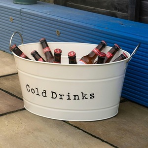 Highest Selling Product Iron <b>Ice</b> <b>Bucket</b> White Coated Large Capacity Wine Beer <b>Bucket</b> Beverage Cooler Champagne <b>Bucket</b> Celebrates - Product Image 4