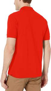 Polo tricoté d'été de haute qualité pour hommes chemise à manches courtes décontracté revers col en v pull polo en coton pour hommes - Product Image 3