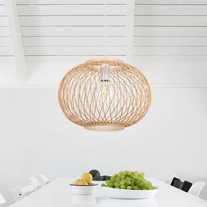 Lámpara colgante de bambú tejida moderna hecha a mano hermosa hecha a mano para la decoración de su hogar - Product Image 1
