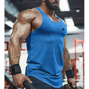 Camiseta sin Mangas Casual de Punto para Hombre, Personalizable, de Alta Calidad, Transpirable, Ecológica, Ligera, de Poliéster/Algodón, al Mejor Precio - Product Image 6