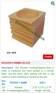 Yunque de Banco plano GS 568 para herramientas y equipos de joyería para material de madera y herramientas de joyería - Product Image 2