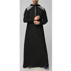 2023 Direct Usine Fournisseur Hommes Meilleure Qualité Casual Islamique Thobes En Gros Jubbah Vêtements Islamiques Thobes