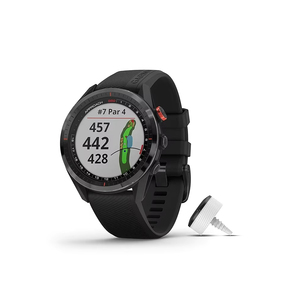 นาฬิกาสมาร์ทวอทช์กอล์ฟ GPS รุ่น S62 Premium สีดำ ขายดี พร้อม CT10 สีขาวดำ มีจำหน่ายแล้ว - Product Image 1