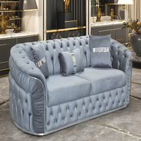 Collections 2024 : Ensemble de canapés en bois modernes européens de luxe personnalisables pour salon, entrepôt et usage scolaire