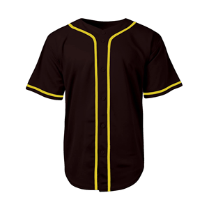 Camiseta de Béisbol Negra Lisa Personalizada, Unisex, con Botones, para Deportes de Equipo, 100% Poliéster, Secado Rápido, Cuello en V - Product Image 4