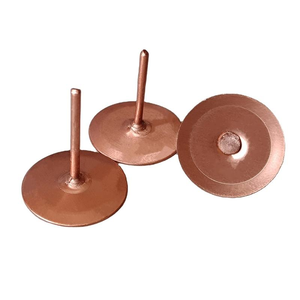 Remache de disco tipo paraguas de cobre pulido de 1.5mmx20mm para techos, 1000 unidades - Product Image 1