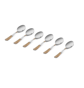 Stainless Steel Tea Coffee Spoon Handicrafts Double Sided Spoon Crafts Coffee <b>Kitchen</b> <b>Accessories</b> Spoon - Product Image 4