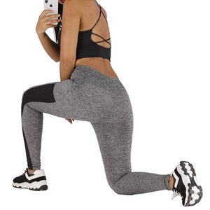 High Waist Women's Tights Breathable Active Wear Yoga Pants for Running Woven <b>Leggings</b> <b>with</b> Casual Style Private Label - Product Image 6