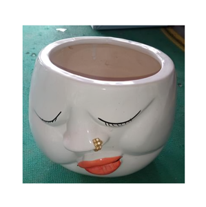 Elegant <b>ceramic</b> plant <b>pot</b> <b>for</b> decorative indoor use enhances living room bedroom or office with greenery charm - Product Image 5