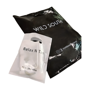 Sacs à provisions de supermarché prix d'usine belle qualité impression de logo personnalisé marchandises de supermarché transporter poignée de magasinage en plastique - Product Image 5