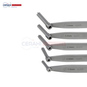 Ensemble de manchons de guidage de perçage orthopédique Base d'instruments chirurgicaux 5 perceuses - Product Image 6