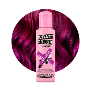 Tinta per Capelli Semi-Permanente Crazy Color Cyclamen, Vegana, Senza Ammoniaca, Colore a Lunga Durata - Product Image 1