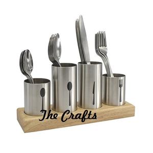 Iron <b>Black</b> And White Color <b>Cutlery</b> Holder Customized Size And Shape <b>Cutlery</b> Holder For Hotel Restaurant Use - Product Image 3