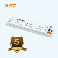 Driver LED Dimmable PF>0.95 60W 100W 200W 300W 24V 12V IP20 Intérieur TRIAC 0-10V 1-10V 10V PWM à Résistance pour Projets d'Éclairage