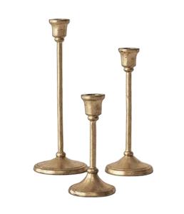 เชิงเทียนอะลูมิเนียมโลหะแบบกำหนดเอง,เชิงเทียนทองเหลืองโบราณผิวด้านไม่ซ้ำใครสำหรับของขวัญตกแต่งบ้าน - Product Image 1