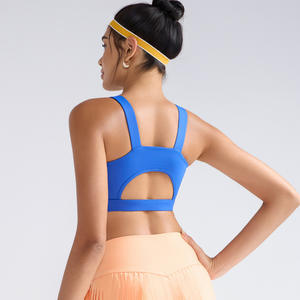 Soutien-gorge de sport à bretelles larges pour femmes, de haute qualité, en gros, personnalisé, à maintien élevé - Product Image 3