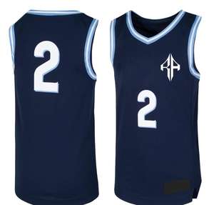 Nuevas Camisetas de Baloncesto Sublimadas para Hombre, Color Sólido, 100% Poliéster, Premium, Alta Calidad, Logotipo Personalizado, Secado Rápido, Transpirables, para Verano - Product Image 1
