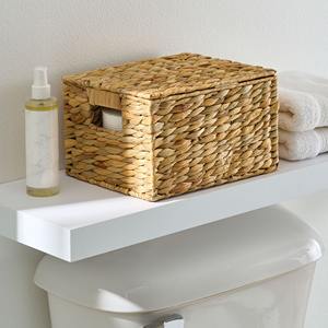 กล่องสี่เหลี่ยมผืนผ้าสานด้วยมือจากผักตบชวา กล่องเก็บของทำมือ เป็นมิตรกับสิ่งแวดล้อม ของตกแต่งบ้านจากธรรมชาติ ขายส่งจากเวียดนาม - Product Image 6