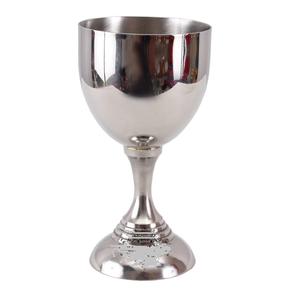 European Style Golden <b>Metal</b> Embossed Wine Goblet Barware Liquor Cup with <b>Straw</b> Accessory for Drinkware - Product Image 1