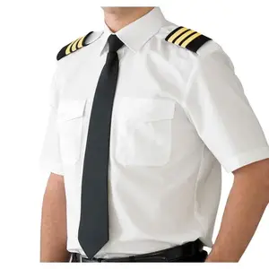 Высокое качество 2022 новейший дизайн Мужская авиакомпания пилот униформа оптовая продажа индивидуальный цвет размер стиль ODM