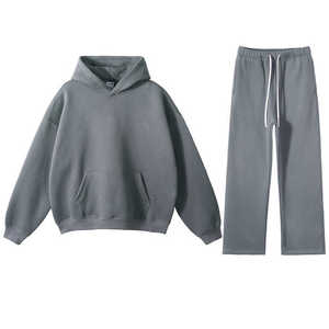 Set Unisex felpa con cappuccio da uomo donna in due pezzi felpa con cappuccio - Product Image 2