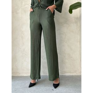 Pantalones Plisados al por Mayor - CAQUI - Product Image 3