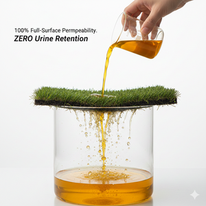 Tappeto erboso sintetico rinforzato traspirante in materiale ecologico di nuova tecnologia, direttamente dalla fabbrica, per aree di gioco per cani e patio. - Product Image 5