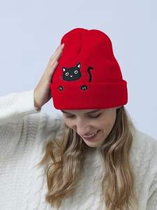 Gorros de Punto con Bordado Personalizado OEM/ODM Listos para Enviar, Gorro de Invierno con Diseño de Logotipo al por Mayor - Product Image 3