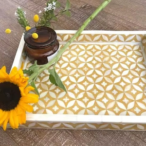 ถาดเสิร์ฟอาหารงานประดิษฐ์ทำจากเรซินแบบทันสมัยเป็นมิตรต่อสิ่งแวดล้อมอุปกรณ์ตกแต่งงานปาร์ตี้สำหรับห้องครัวการจัดเลี้ยงอาหารเช้ามื้อค่ำ - Product Image 1