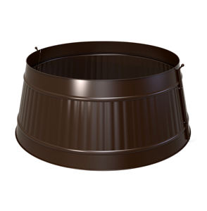 <b>Gold</b> Hammered Metal <b>Christmas</b> <b>Tree</b> Collar Decorative <b>Tree</b> Skirt Cover for Holiday Home Decoration - Product Image 5