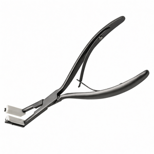 Hair Extension Tape Pliers Flat Surface Sealing <b>Tool</b> with Soft <b>Silicone</b> Pads Professional Stainless Steel Salon Use <b>Tool</b> - Product Image 6