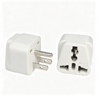 Prise de voyage portable standard américaine avec boîtier ABS, prise universelle pour États-Unis, Canada, Thaïlande, charge sécurisée pour téléphone