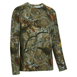 Camisetas de Manga Larga Estampadas de Camuflaje Deportivo, 100% Algodón, con Logotipo Personalizado de Alta Calidad al por Mayor, para Hombre - Product Image 3