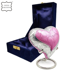 2024 Urnes de crémation personnalisées en gros Urne de coeur en laiton en métal de qualité pour les cendres d'adultes et d'animaux domestiques pour une utilisation grave - Product Image 5