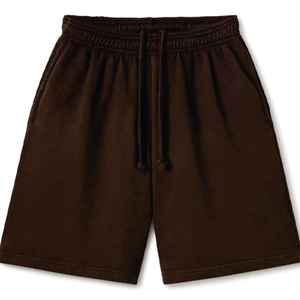 Alta calidad 2025 logotipo personalizado Casual Unisex algodón peso pesado Atlético corredor en Blanco polar deportes pantalones cortos para mí - Product Image 1