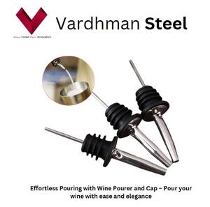 Stainless Steel Wine Pourer with Clip, Designed for Effortless Pouring and <b>Secure</b> Attachment, Clip Pour Vino Clip Pourer - Product Image 2