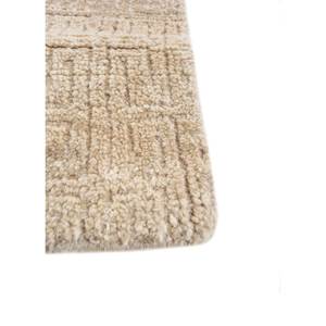 พรมขนสัตว์ถักมือ สีเทาไทม์และสีดำ ลายเรียบและลายแบบนามธรรม รูปทรงสี่เหลี่ยมผืนผ้า สำหรับห้องโถง ห้องนั่งเล่น และบ้าน-Lca-874 - Product Image 4