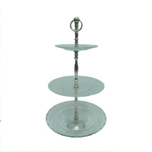แท่นวางเค้กโลหะสำหรับตกแต่งโต๊ะที่เสิร์ฟเค้กผลไม้ดีไซน์แบบแฮนด์เมด - Product Image 2