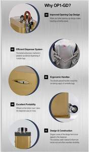 [OP1-GD] Emballage pour parapluie mouillé, utilisation en intérieur, poignée fonctionnelle, mobilité facile, solution pour les jours de pluie ou de neige, durabilité - Product Image 5