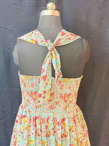 Été Bohème Handblock Print Handmade Women Long Maxi Dress Casual Full Sleeve High Waist Beach Women Cotton Dresses - Product Image 3