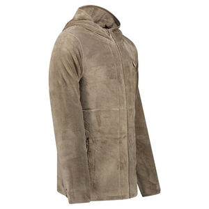 Chaqueta Acolchada Reversible de Poliéster/Algodón para Hombre, Cuello Alto, Cierre Completo, Talla Grande para Invierno - Product Image 4