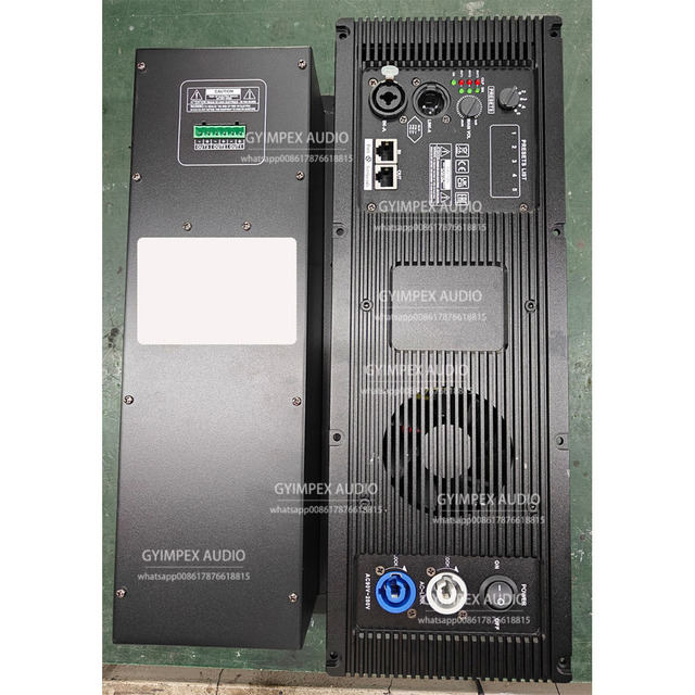 Full Range Speaker Amplifier Module 1200 watt Class D Plate Amplifier with Dsp Audio Processor for Big Speaker Line Array