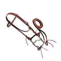 Bride licou en cuir de cheval en gros équitation anglaise souple Le Bride de cheval en cuir véritable Bride en cuir classique à vendre