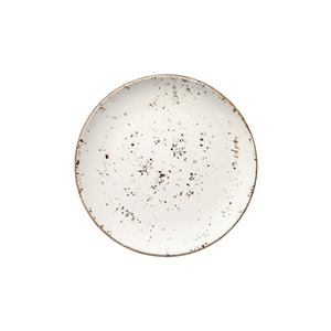Plato Plano de Porcelana Bonna Gourmet de 21 cm, Plato Moderno para Servir con Textura Natural Moteada para Fiestas - Product Image 1